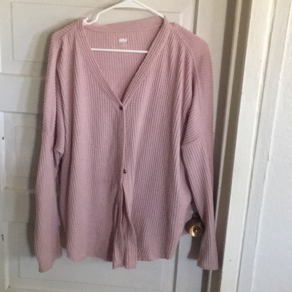 Ribbed sweater/cardigan